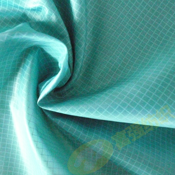 400T Poly Taffeta Checked+Printed